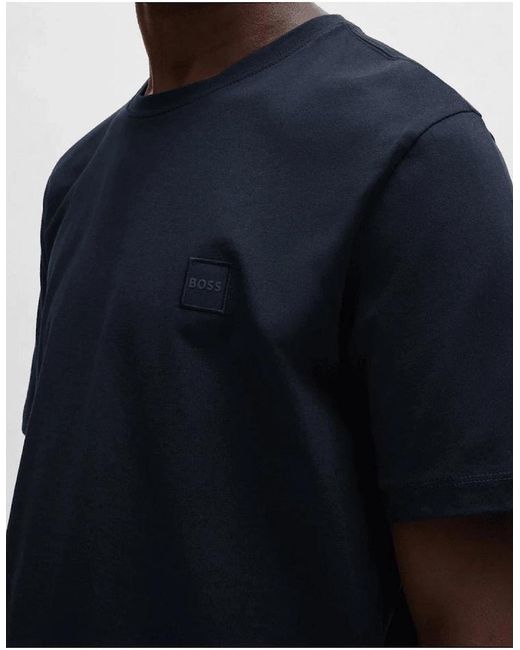 Boss Blue Tales Sewalk Cotton Relaxed Fit Short Set for men