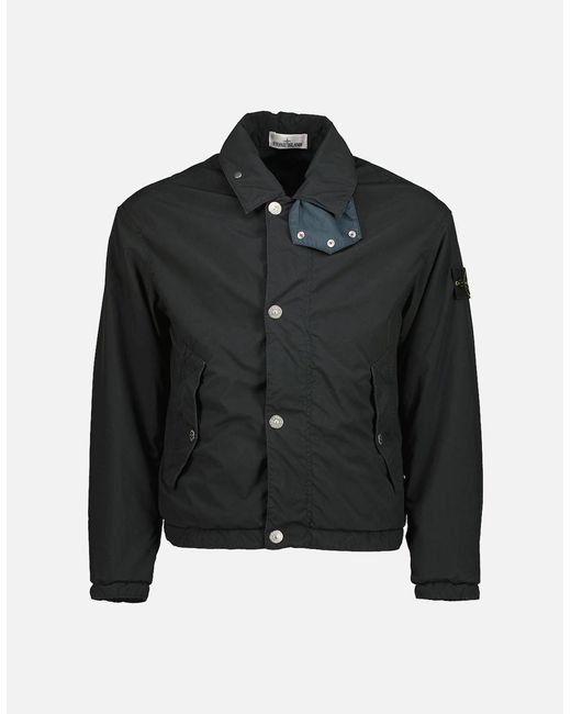 Stone Island Black Light Compact Touch Poly-Tc Jacket for men