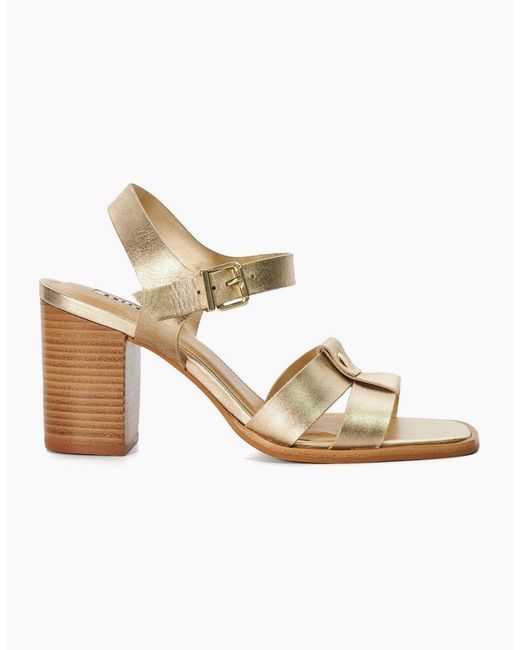 Dune Lo Jessia Metallic High Heel Sandals