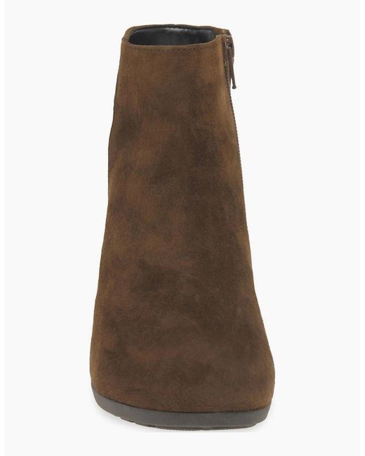 Gabor Brown Buzz Ankle Boots