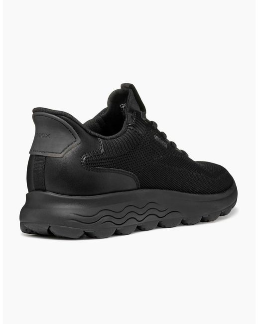 Geox Black D Spherica Plus A Trainers