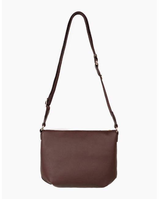 David Jones Brown Normandy Messenger Bag