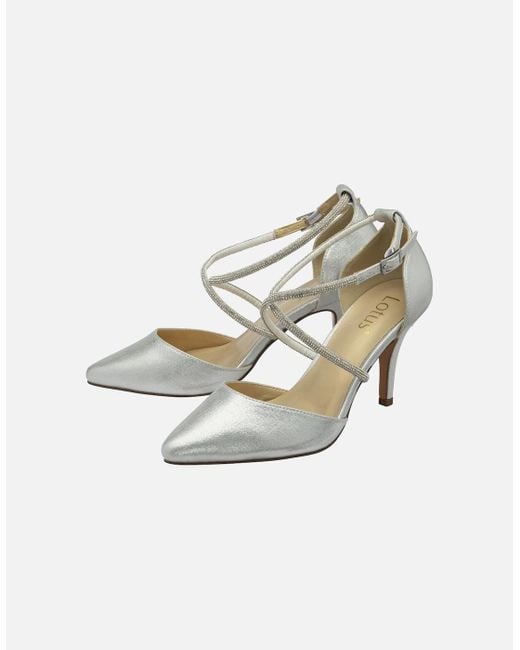 Lotus Metallic Elissa Strappy Court Shoes