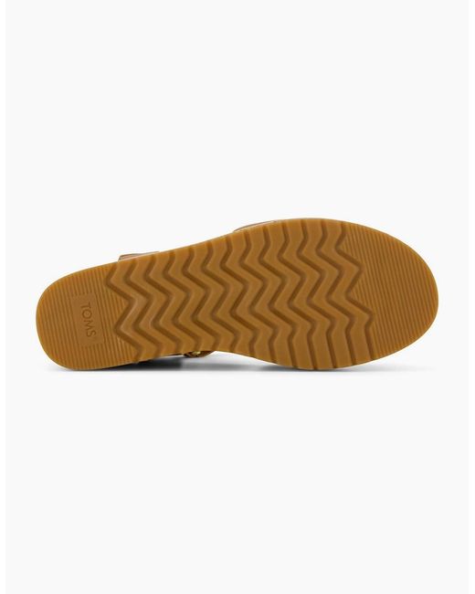 TOMS Brown Alana Textile Sugar Sandals