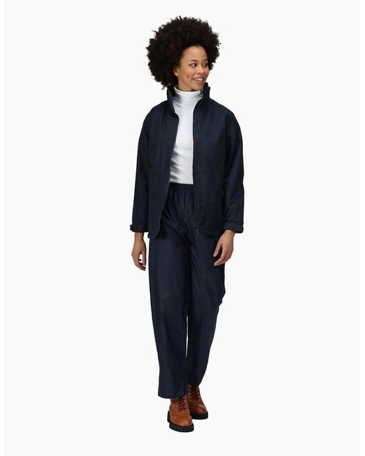 Regatta Blue Ladies/ Waterproof Windproof Jacket