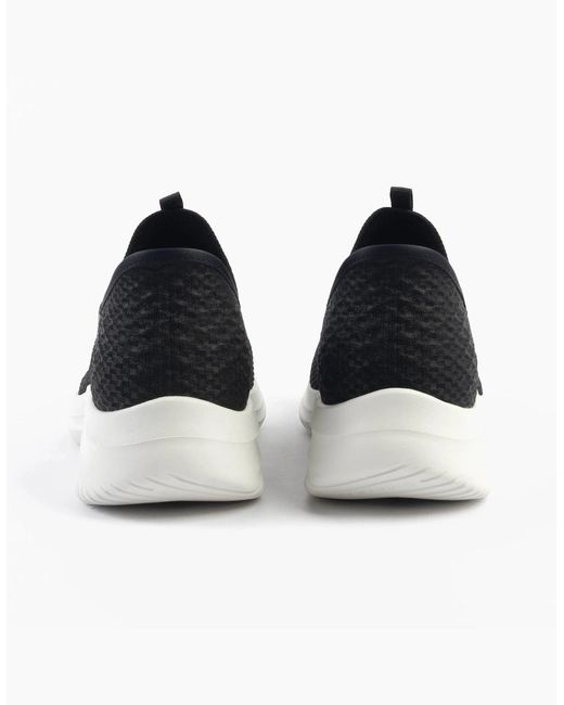 Skechers Black 150450/Blk Ultra Flex 3.0-Easy Win Trainers