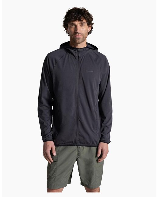 Craghoppers Gray Nadim Nosilife Hooded Jacket for men