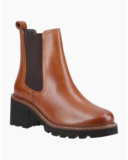 Hush Puppies Brown Gaia Chelsea Boots