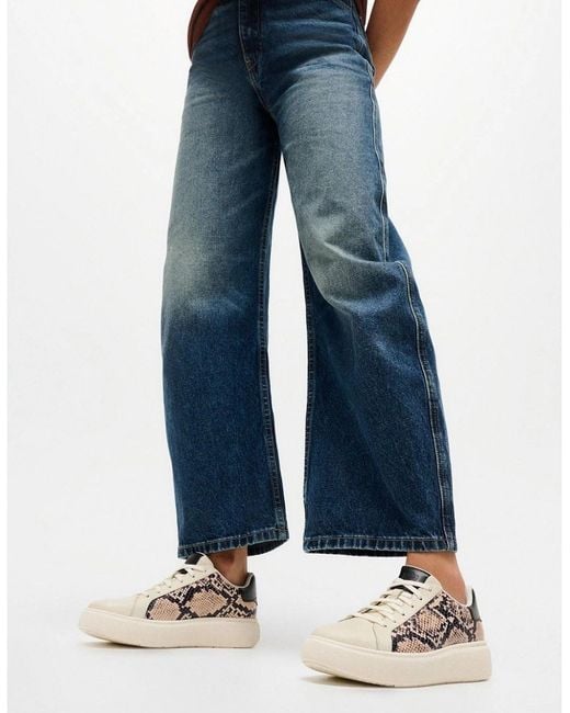 Fitflop White Rtg Lace Up Leather Hazy Taupe/ Trainers