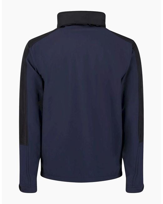 Regatta Blue Hydroforce 3-Layer Membrane Waterproof Breathable Softshell Jackets for men