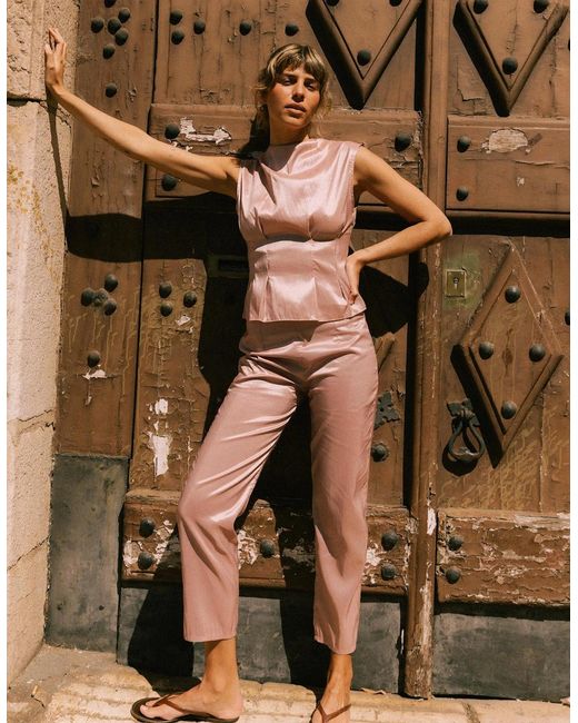 No Emotions UK Pink The Gigi Top