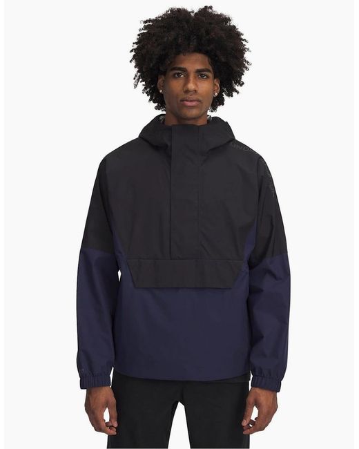 Under Armour Blue Cloudstrike Rain Anorak for men