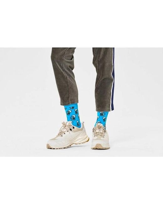 Happy Socks Blue Beer Socks for men