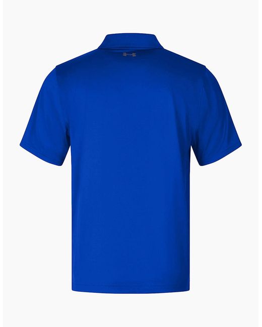 Under Armour Blue T2G Polo Shirt for men