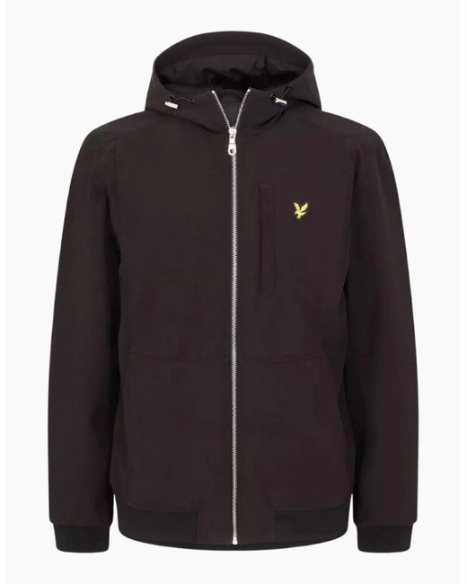 Lyle & Scott Black Lyle & Scott Softshell Jacket for men