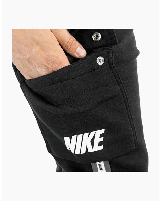 Nike Black Repeat Sweat Joggers Casual Sports Running Gym Bottoms for men