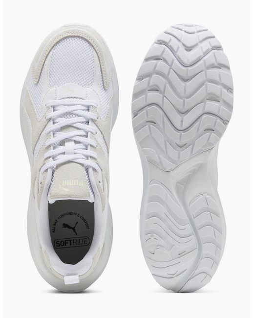 PUMA Gray Hypnotic Low Top Trainers for men