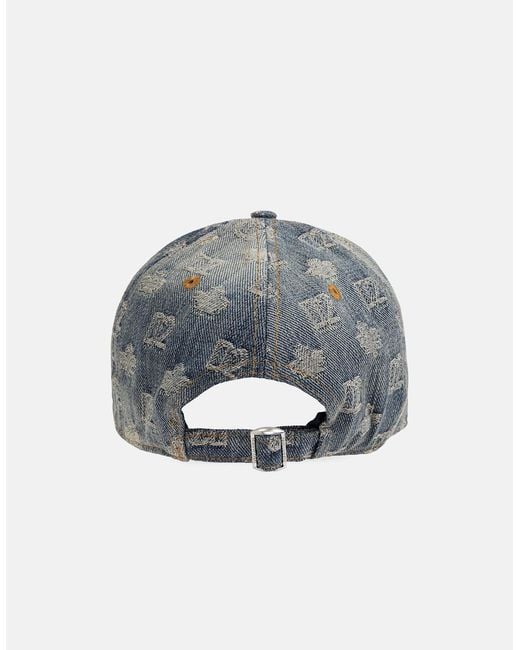 DSquared² Gray D2 Monogram Cap for men
