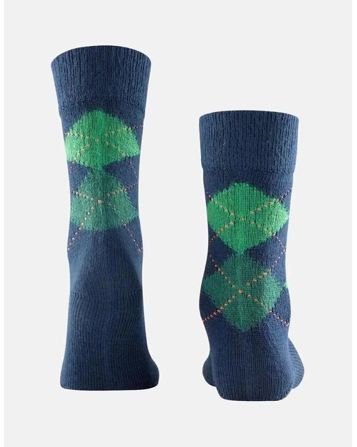 Burlington Blue Preston Socks