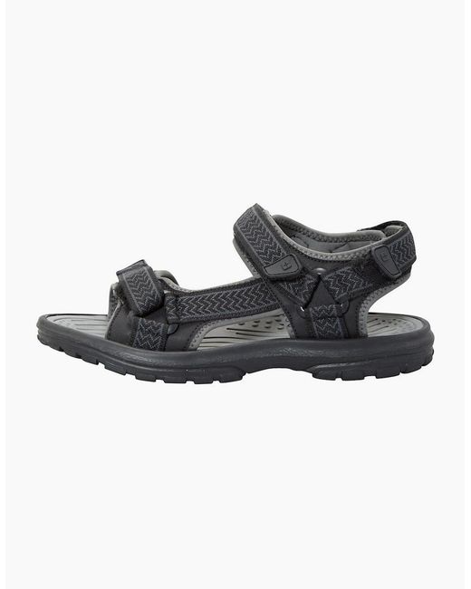 Mountain Warehouse Black Crete Sandals for men