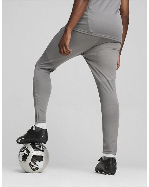 PUMA Gray Teamfinal Performance Tracksuit Bottoms for men