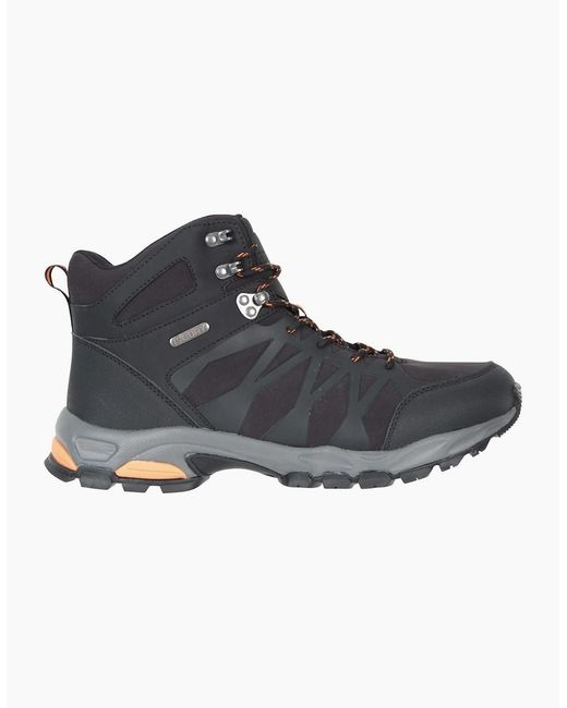 Mountain Warehouse Black Trekker Ii Softshell Hiking Boots for men