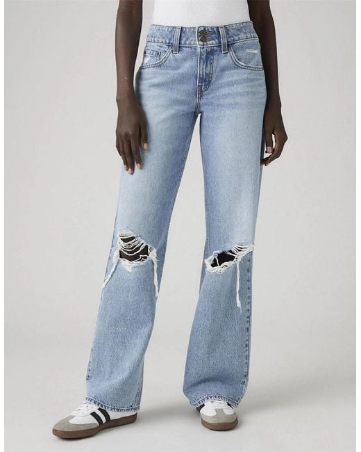 Levi's Blue Levi's Low Rise Wide Leg Jeans