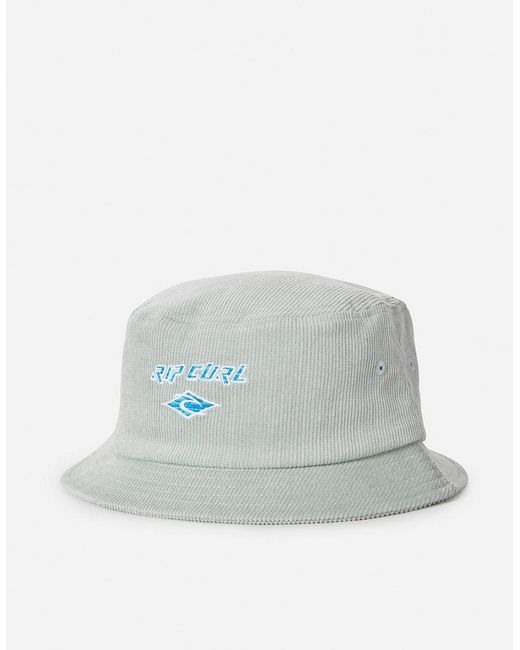 Rip Curl Blue Rip Curl Diamond Cord Bucket Hat for men