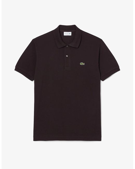 Lacoste Black Classic Fit L.12.12 Original Polo Shirt for men