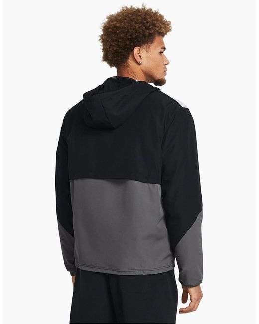 Under Armour Black Legacy Lightweight Windproof Windbreaker for men