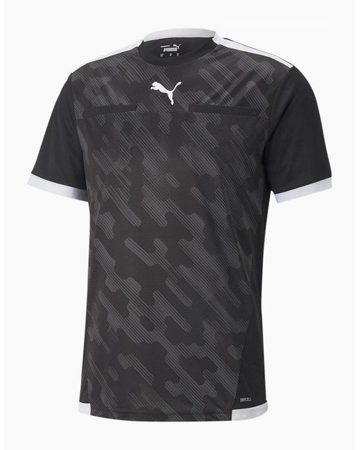 PUMA Black Teamliga Referee Jersey Shirt for men