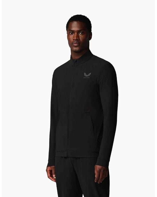 Castore Black Tech Training Track Jackets for men