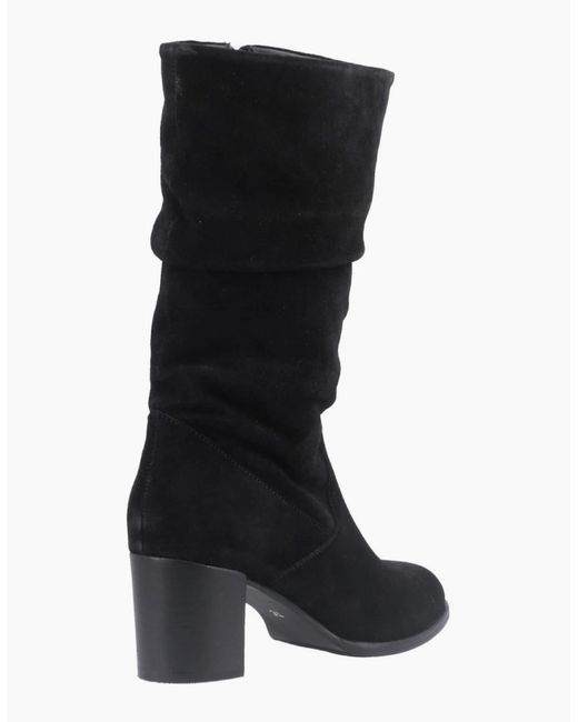 Hush Puppies Black Cosima Knee High Boots