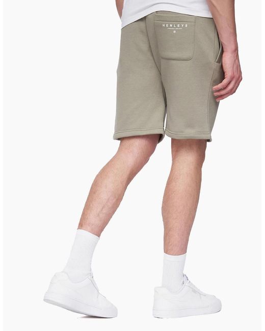 Henleys Natural Metafone Jog Shorts Dusty for men