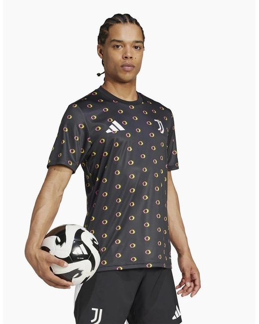 Adidas Black Juventus Pre Match Shirt 2024 2025 Adults for men