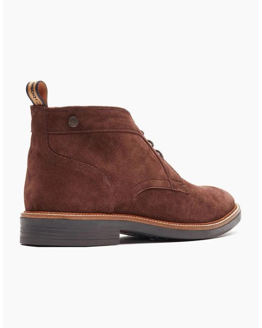 Base London Brown Lincoln Chukka Boots for men
