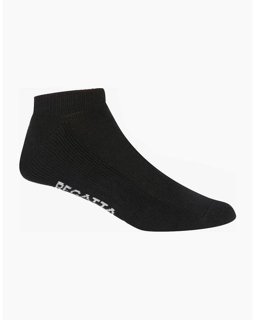 Regatta White Adult Trainer Socks (Pack Of 5)