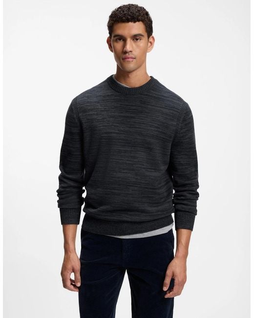 Boss Black Boss Aperoso Mouliné-Knit Sweater for men