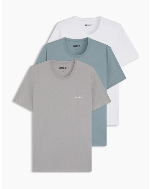 Boss Gray Pack Of Pyjama T-Shirts for men
