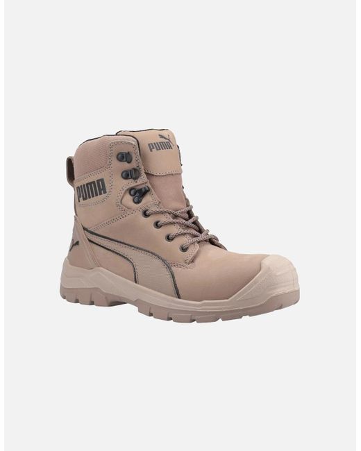 PUMA Natural Conquest Leather Safety Boots for men