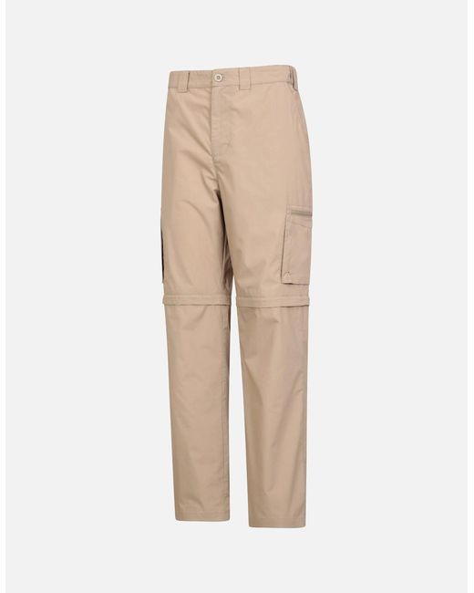 Mountain Warehouse Natural Explore Convertible Trousers for men