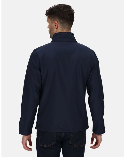 Regatta Blue Standout Ablaze Printable Soft Shell Jacket for men