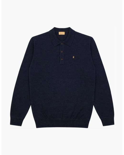 Gabicci Blue Vintage Francesco Polo Shirt for men