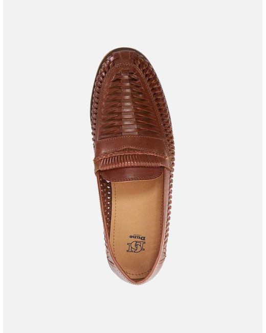 Dune Brown Brickles Loafers for men