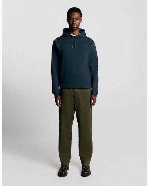 Lyle & Scott Blue Pullover Hoodie for men