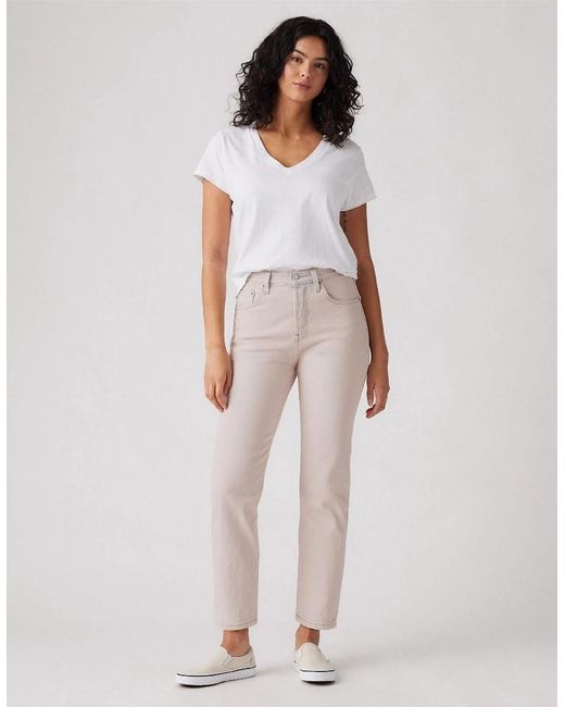 Levi's White Levi's Cropped Jeans