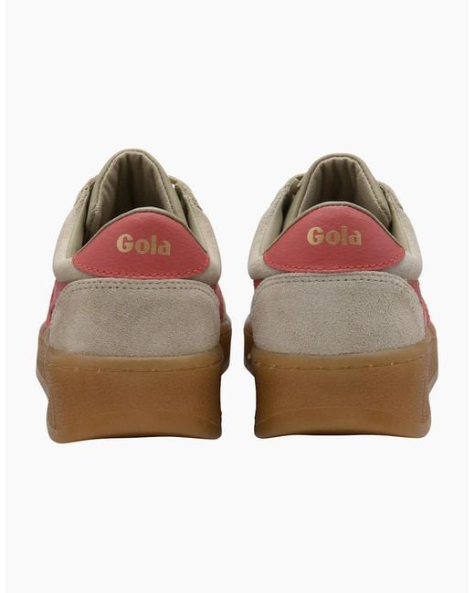 Gola Brown Grandslam Suede Trainers