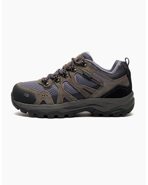 Karrimor Black Premium Bodmin Low 6 Waterproof Hiking Shoes Lilac