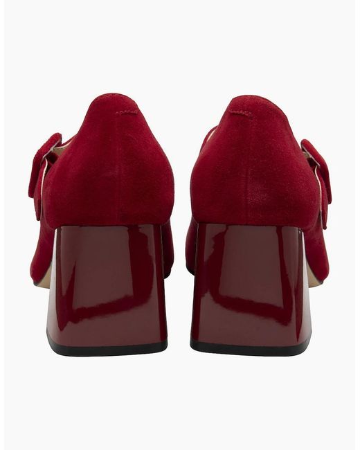 Lotus Red Nixie Court Shoes
