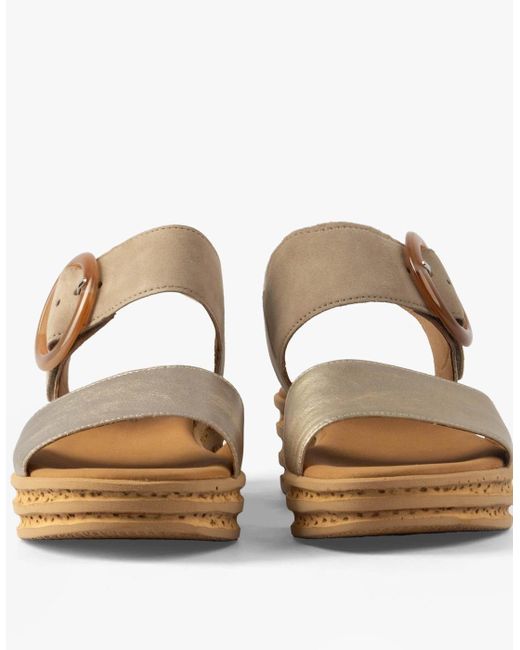 Gabor White Andre Sandals